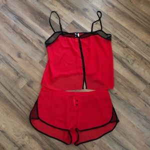 AdoreMe Sheer Lingerie/Pajama Set
